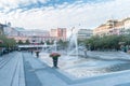 Water fountains at Kungstradgarden park