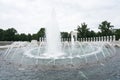 Water Fountains at WII Memorial