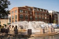 Water front Park and Garden in Charleston is a popular place in Historic district of the city Royalty Free Stock Photo