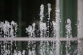 Water frozen in air short exposure