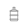 Water gallon icon design template vector isolated