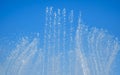 Water game at an artesian fountain Royalty Free Stock Photo