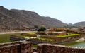 Water garden kesar kyari, amer fort Jaipur Rajasthan India