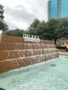 Water Gardens in downtown Fort Worth, Texas