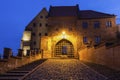 Water Gate in Grudziadz at night