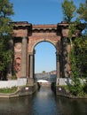 Water Gate of New Holland island. St.Petersburg