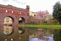 Water gate in old city wall in Zutphen