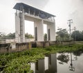 Water gate photograpy , up country ,thailand Royalty Free Stock Photo