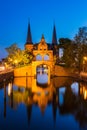 Water Gate in Sneek Friesland Netherlands Royalty Free Stock Photo