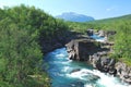 Water gear Abisko National Park Swedish Lapland Royalty Free Stock Photo