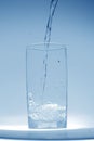 Agua en vidrio 