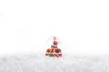 Water Globe. Christmas water globe with Santa Claus Royalty Free Stock Photo