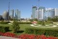 Water Green Boulevard in Astana Royalty Free Stock Photo