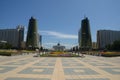 Water Green Boulevard in Astana