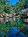 Water green clone nature mount waterfalls