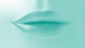 Water Green Lips Peaceful Background