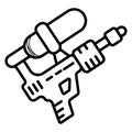 Water gun icon glide