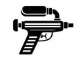 Water gun weapon toy. Child detilaed simple style logo icon vector illustration isolated Royalty Free Stock Photo