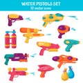 Water Guns Set Royalty Free Stock Photo