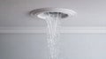 Water pouring from a ceiling Royalty Free Stock Photo