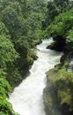 Water gushing out in Davis waterfall Royalty Free Stock Photo