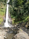 Water gushing out of Gitgit Waterfalls in Bali