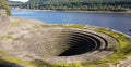 Water hole and river landscape photo.