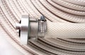 Water hose with couplings Royalty Free Stock Photo