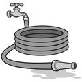 Water Hose Illustration