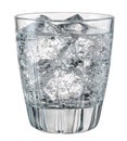 Water with ice. With clipping path Royalty Free Stock Photo