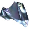 Water, Ice, Crystal Objects Clear Lush Isolated Elegant Modern 3D Rendering Abstract Background