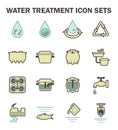 Water icon sets