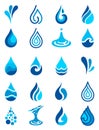 Water icon vector