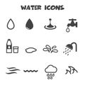 Water icons