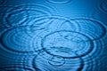 Water Intersecting Ripples Background Royalty Free Stock Photo