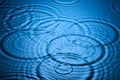 Water Intersecting Ripples Royalty Free Stock Photo