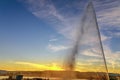 Water jet fountain Geneva Royalty Free Stock Photo