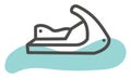 Water jetski, icon