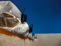 Water jugs on the roof