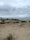 Water lake wet rocks clear sand beach