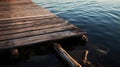 water lake dock