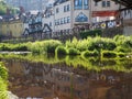 Water of Leith river in Dean village in Edinburgh Royalty Free Stock Photo