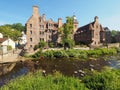 Water of Leith river in Dean village in Edinburgh Royalty Free Stock Photo