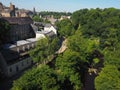 Water of Leith river in Dean village in Edinburgh Royalty Free Stock Photo