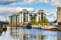 Water of Leith, a river in Edinburgh Royalty Free Stock Photo