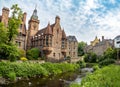 Water of Leith walkway in Edimburgh city Royalty Free Stock Photo