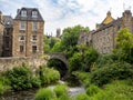 Water of Leith walkway in Edimburgh city Royalty Free Stock Photo