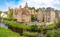 Water of Leith walkway in Edimburgh city Royalty Free Stock Photo