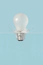 Water light bulb Royalty Free Stock Photo