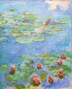 Water-Lilies, Giverny by impressionist Claude Monet